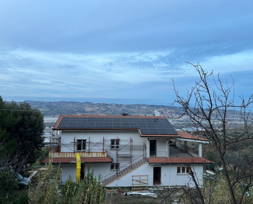 impianto fotovoltaico a Teramo